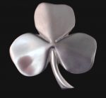 Silver Plate Shamrock