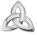 Sterling SIlver Trinity Knot Tie Tack