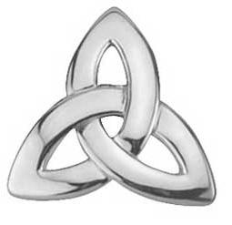 Sterling SIlver Trinity Knot Tie Tack