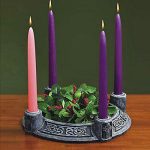 Celtic Knot Advent Wreath- Stone