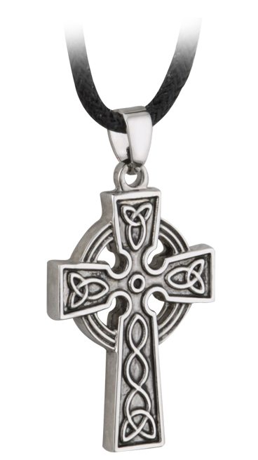 Celtic Cross Lg Block Cord Adjustable to 24"